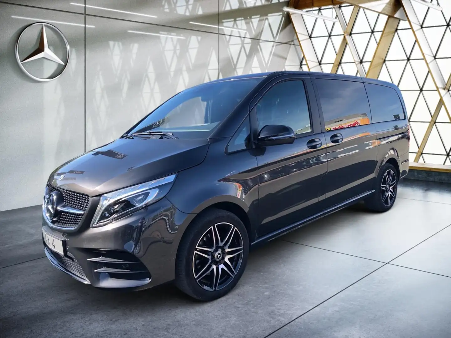 Mercedes-Benz V 250 d 4MATIC EDITION Lang AMG Night*Easy-Pack* Gris - 2
