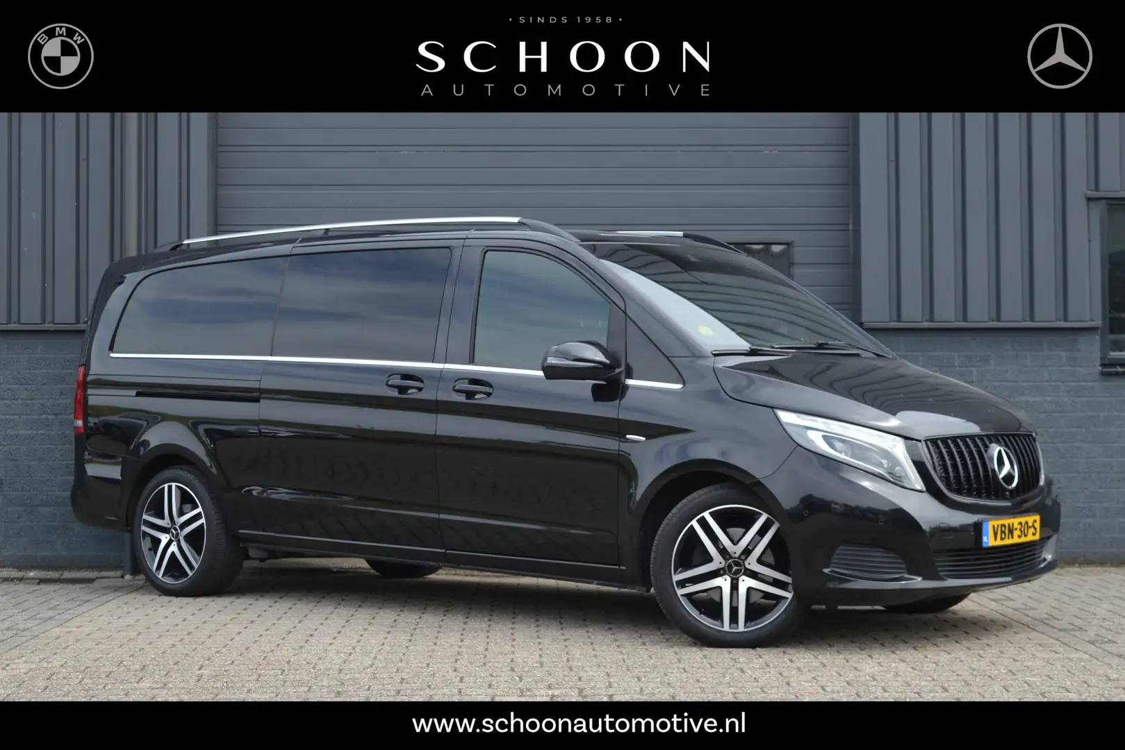 Mercedes-Benz V 250 250d Extra Lang DC L3 EURO 6 Zwart - 1