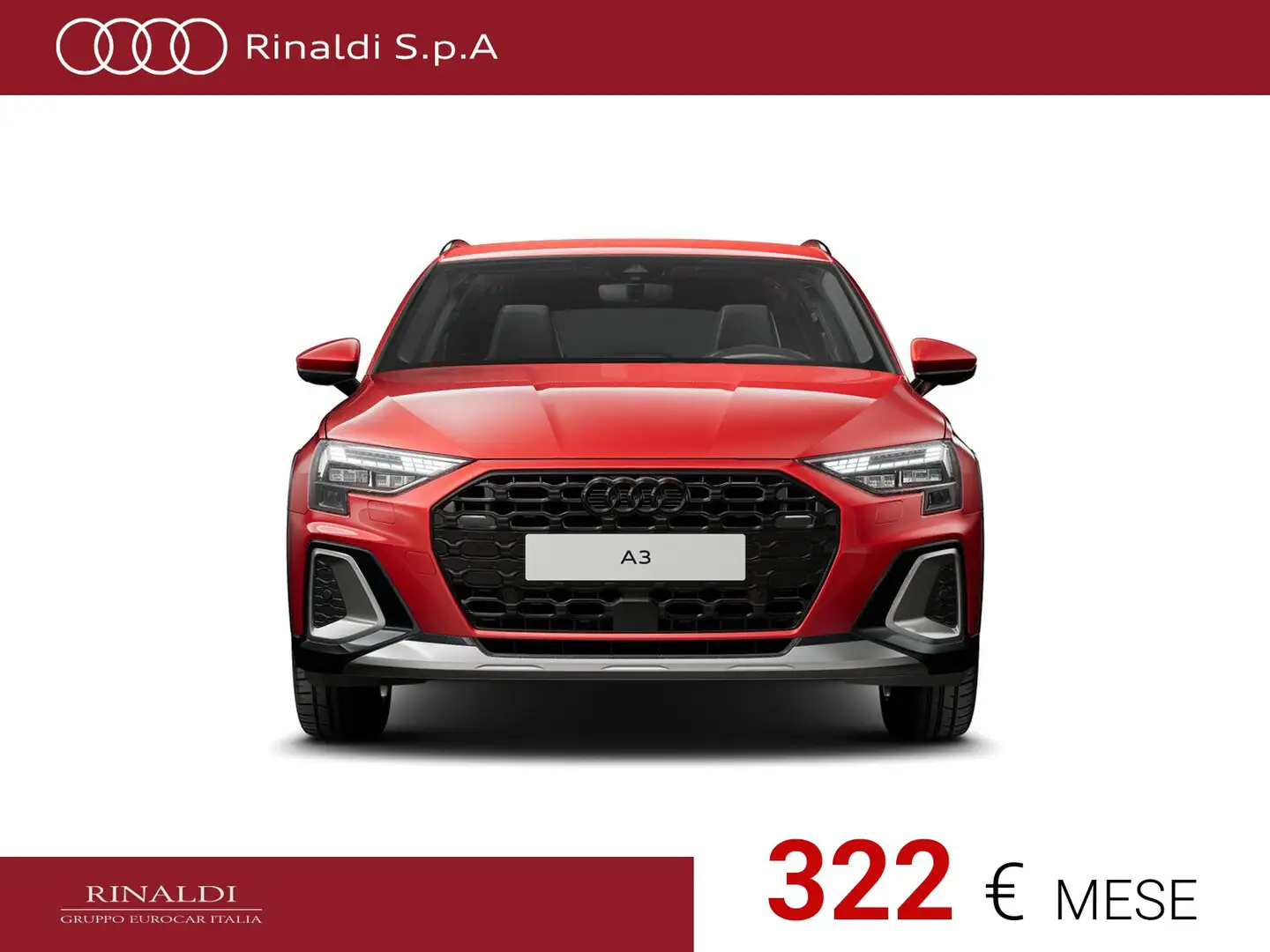 Audi A3 allstreet 35 1.5 tfsi mhev identity contrast s-tro Rosso - 2