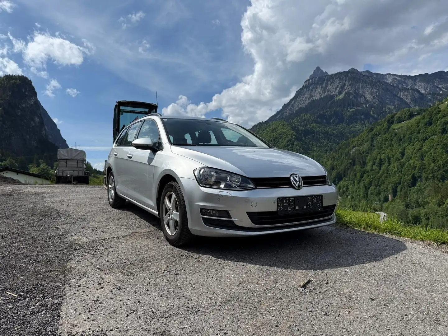 Volkswagen Golf Variant VII *Parksensoren hi+ vo.* Silber - 2