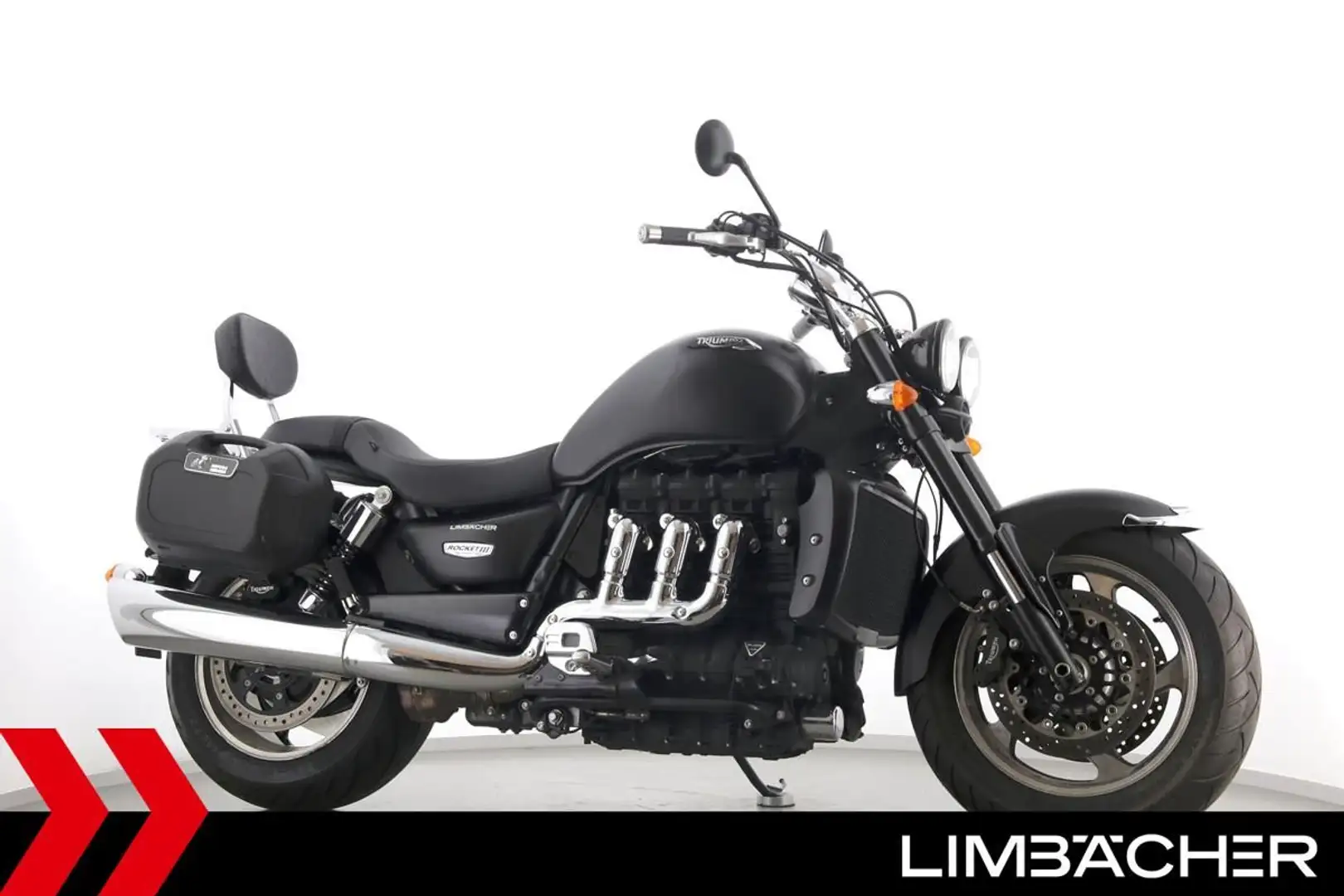 Triumph Rocket III Roadster KOFFER, SISSYBAR Negru - 1