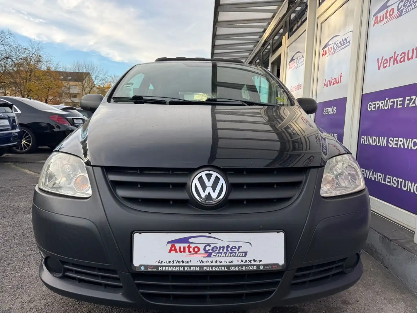 Volkswagen Fox *Tüv03/27*Klima*Faltdach*Allwetter* Schwarz - 2