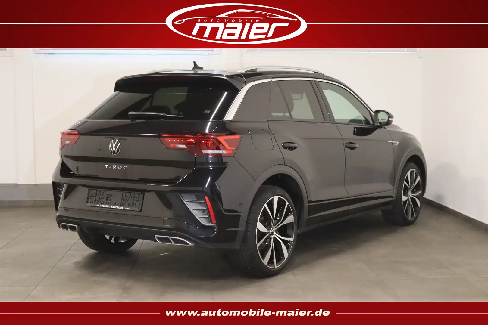 Volkswagen T-Roc 1.5 TSI R-Line Virt.-AHK-LED-KAM-NAV-SHZ- Black - 2