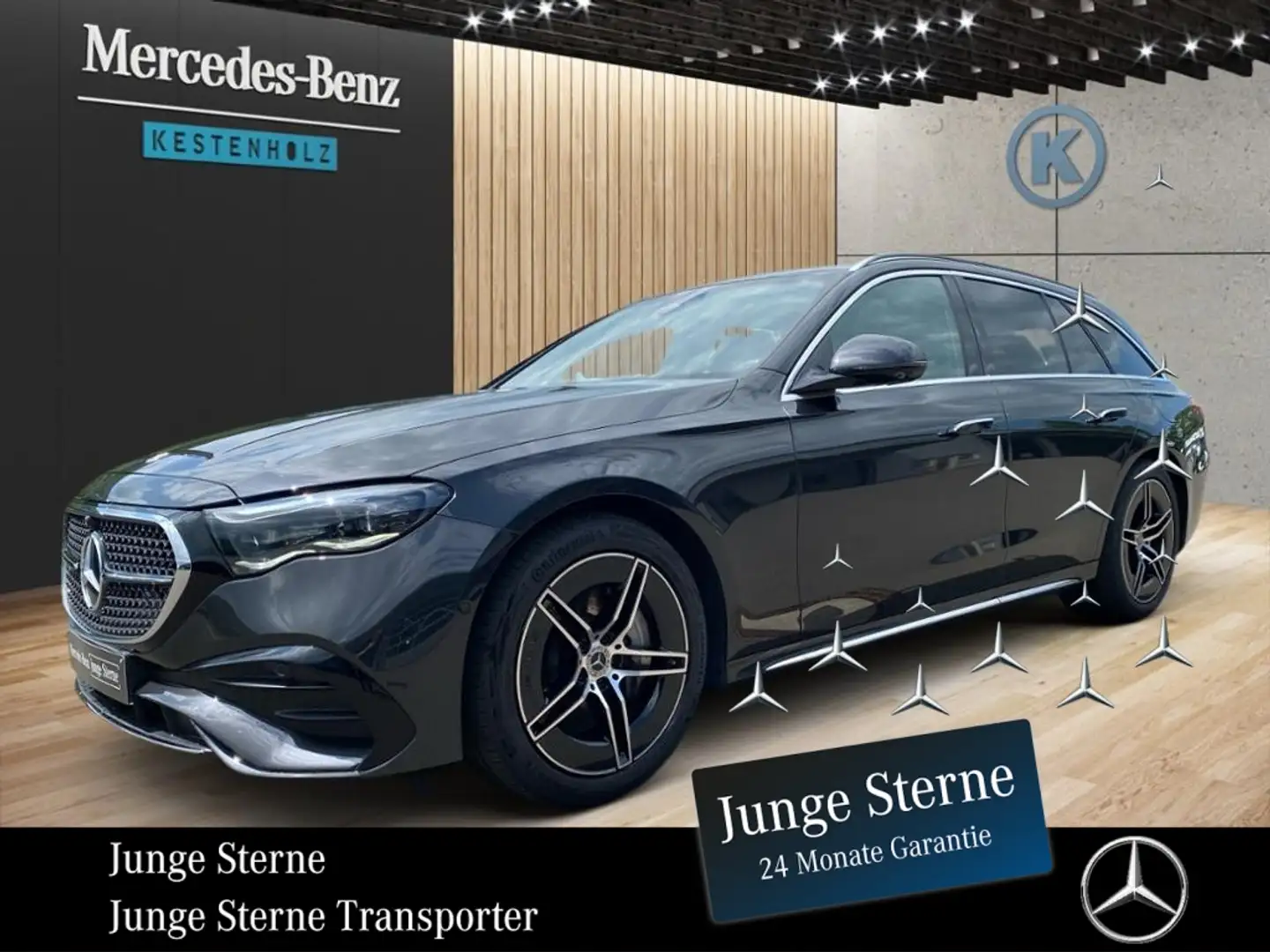 Mercedes-Benz E 300 de T-Modell *AMG*AHK*MEMO*PANO*360°KAMERA* Gris - 1
