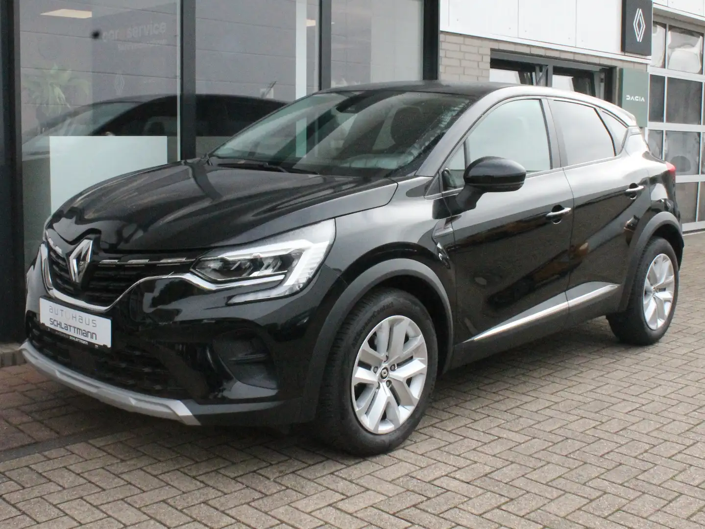 Renault Captur Experience TCe 90 *1Hand *Klima *Navi *Garantie Schwarz - 1