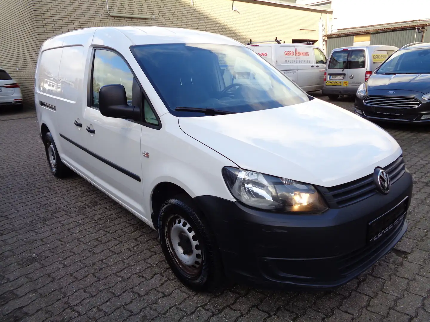 Volkswagen Caddy Maxi 1.6 TDI, Klima, AHK, Flügeltüren Weiß - 1