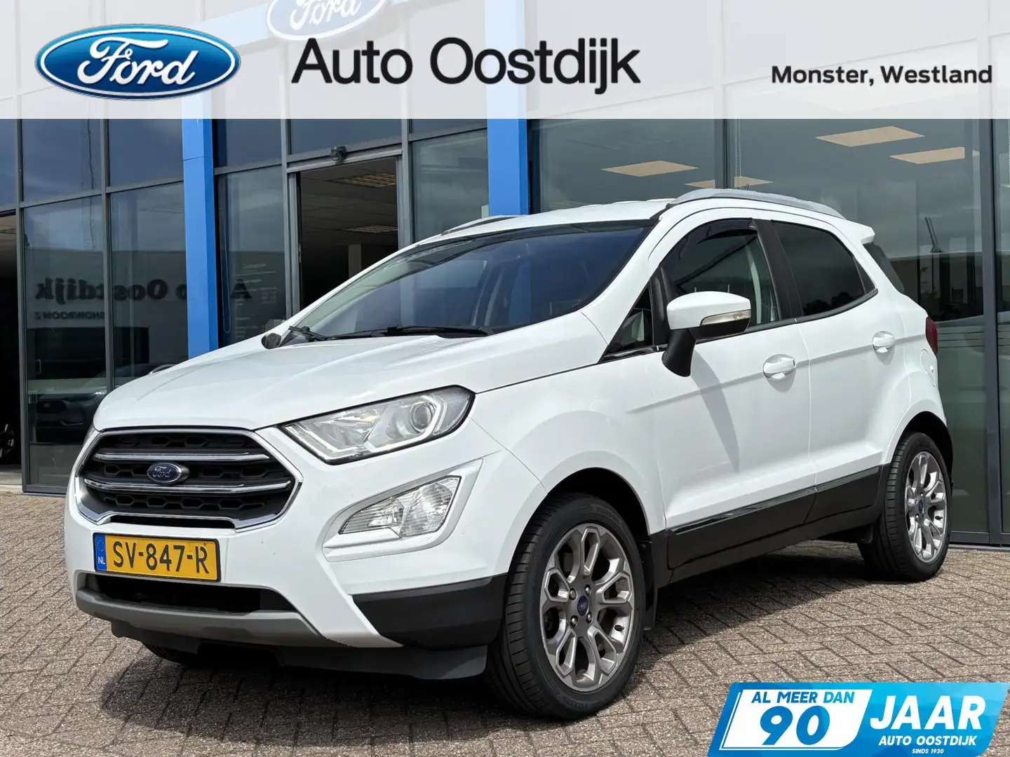 Ford EcoSport 1.0 EcoBoost Titanium 125PK Cruise Carplay-Navi Cl Wit - 1
