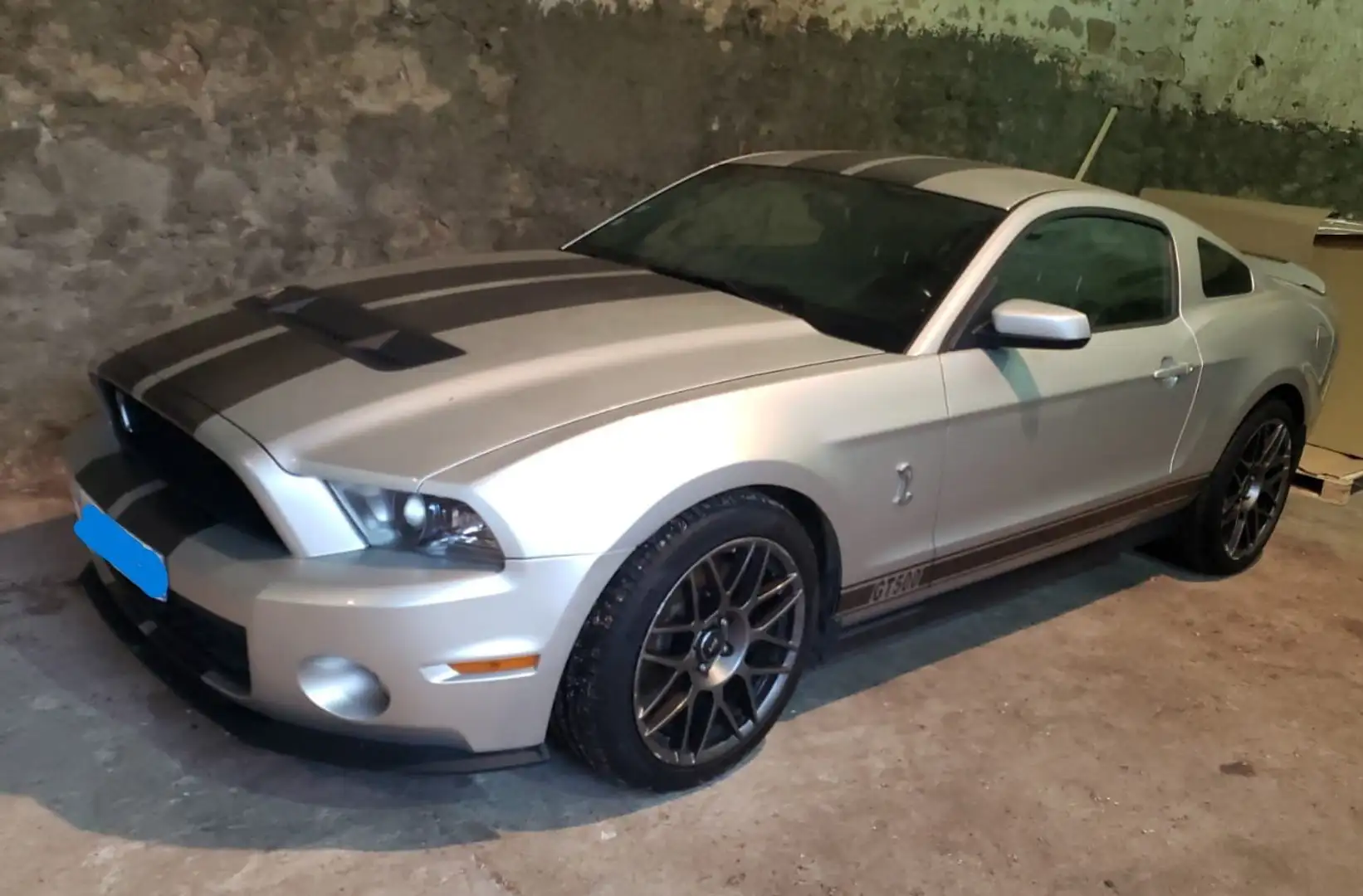Ford Mustang GT 500 Shelby 2012 v8 5.4L Silber - 1