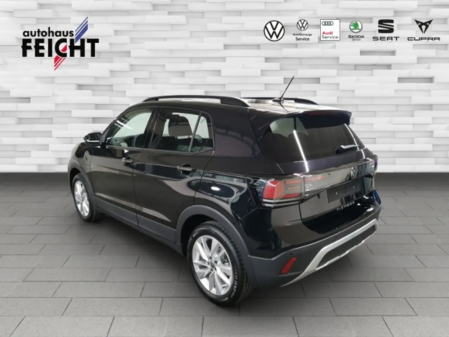 Volkswagen T-Cross 1.0 TSI Life+READY2DISCOVER+LED+RFK+APP Schwarz - 2