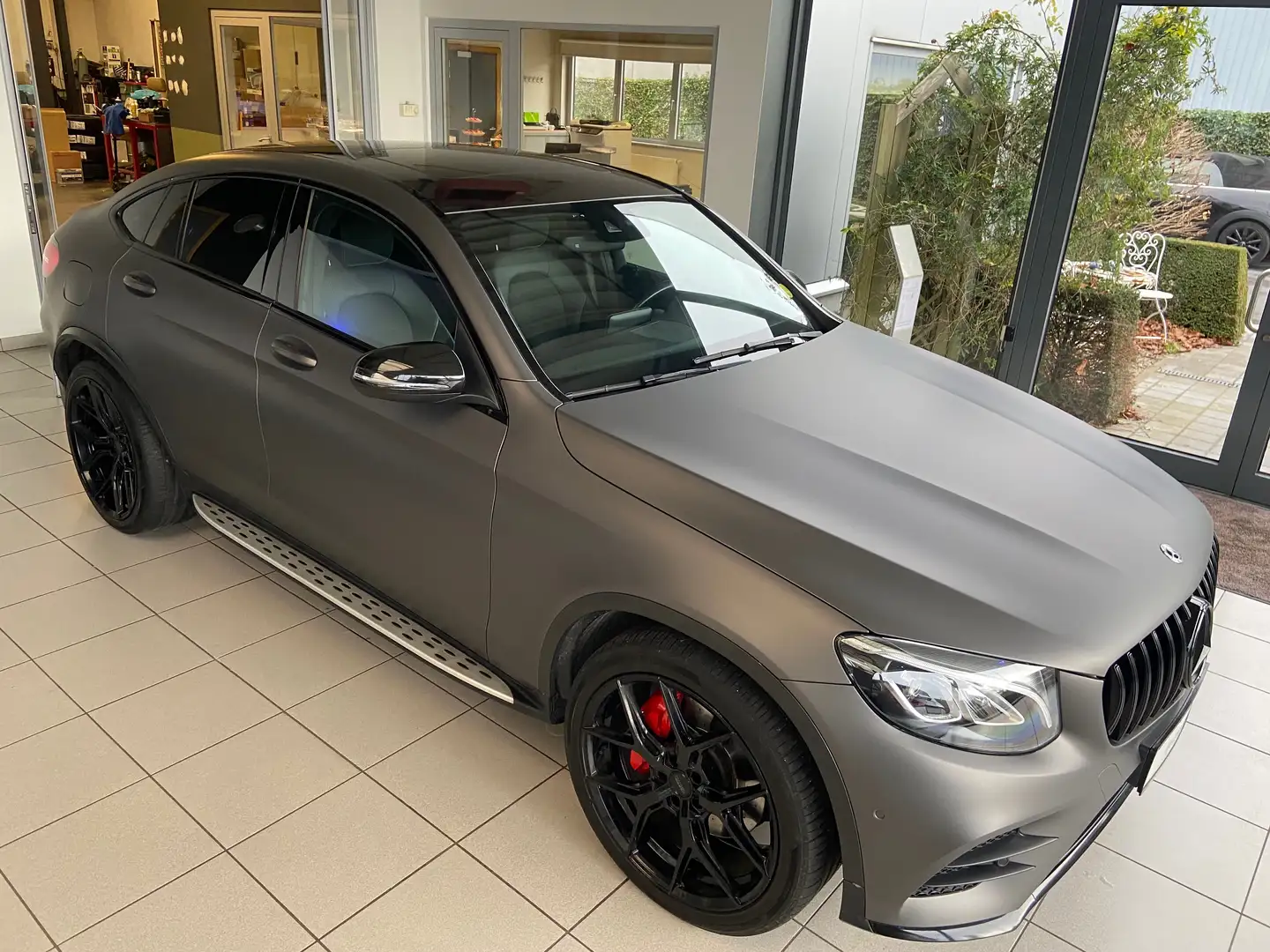 Mercedes-Benz GLC 220 Cdi/Amg-Line/Vossen wheels/Open dak Grijs - 2