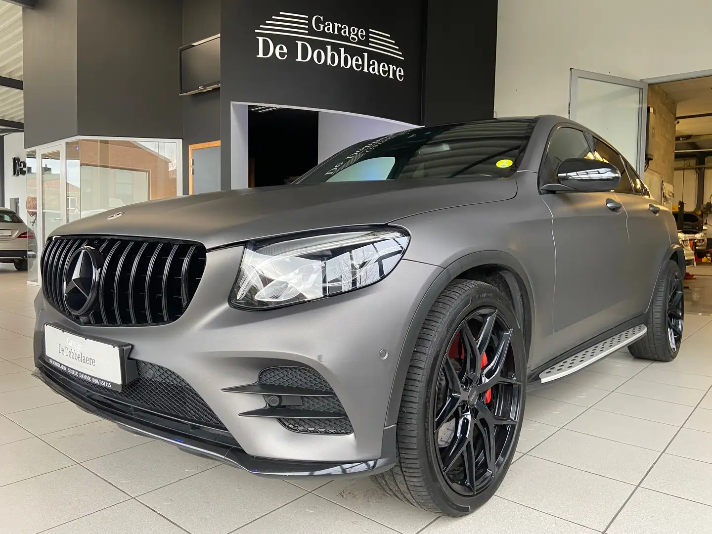 Mercedes-Benz GLC 220 Cdi/Amg-Line/Vossen wheels/Open dak Grijs - 1