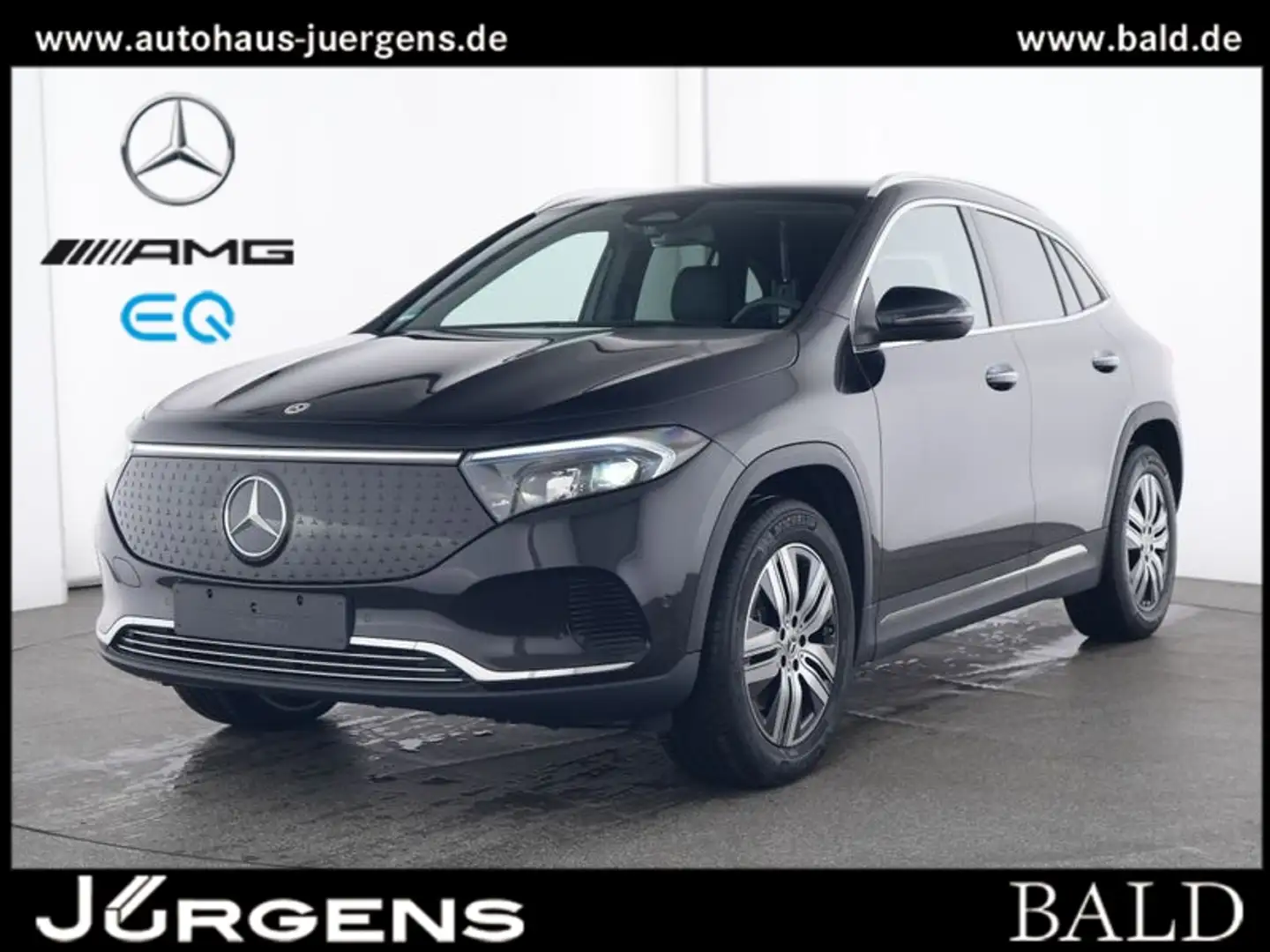 Mercedes-Benz EQA 300 4MATIC +Progressive+MBUX+LED+Wide+Cam Zwart - 2