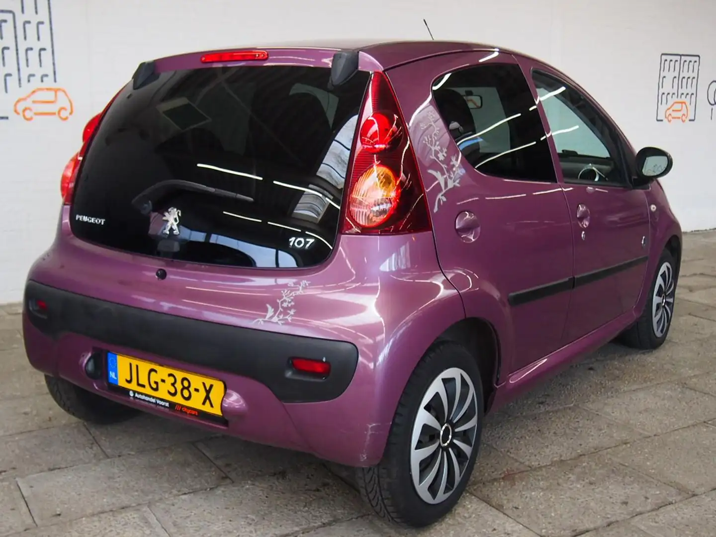 Peugeot 107 1.0 Première Airco (APK:Nieuw) Incl.Garantie Violett - 2