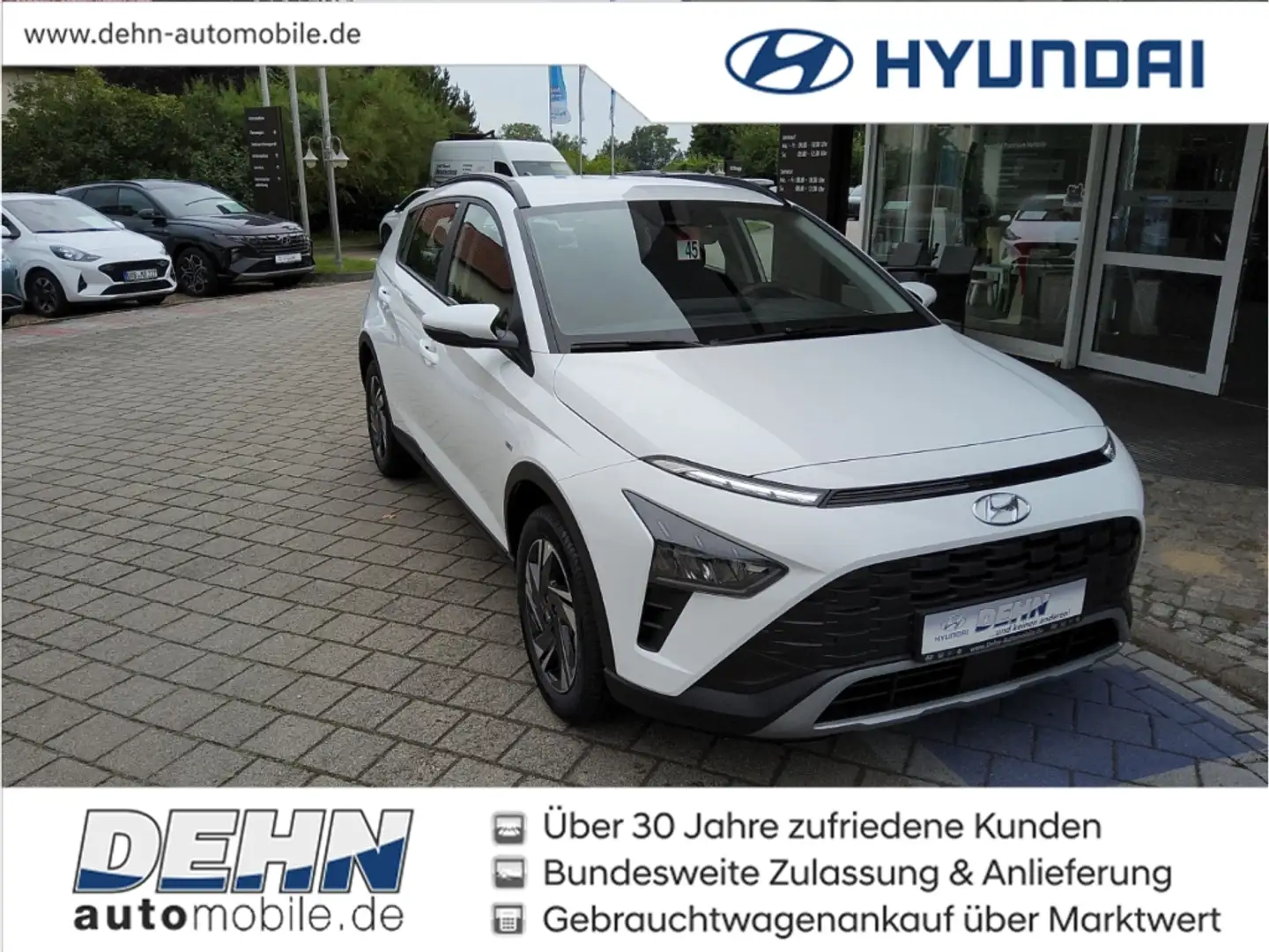 Hyundai BAYON Trend 1.0 T-GDi iMT Licht-Paket LED Apple CarPlay Wit - 1