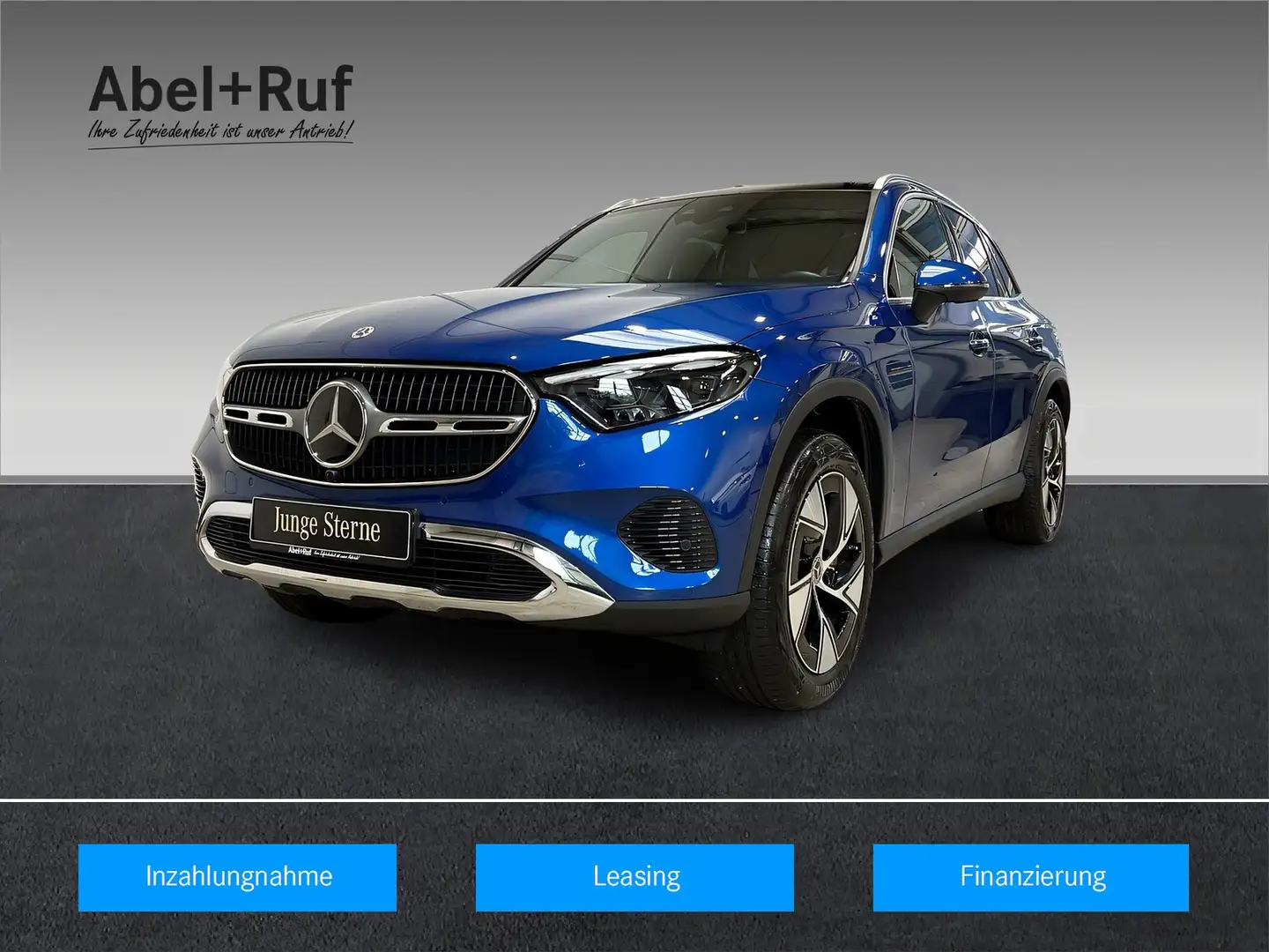 Mercedes-Benz GLC 400 e 4M Panorama+DISTR+Burmeste+AHK+Digital Blau - 1