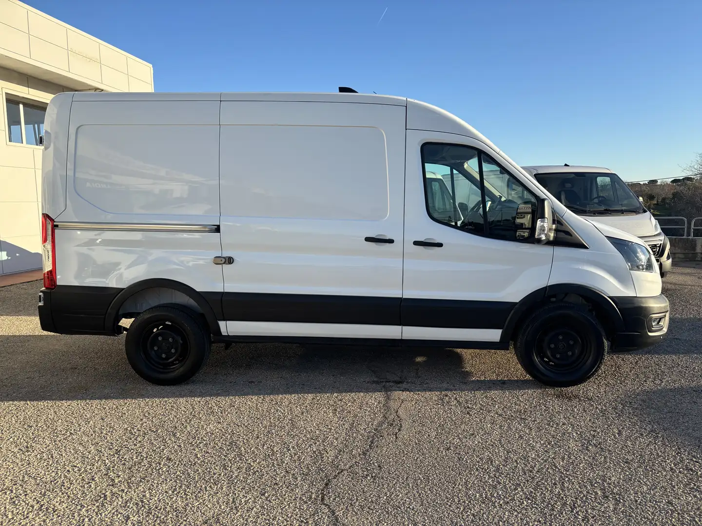 Ford Transit 350 2.0 tdci MHEV 130cv trend L2H2 E6.2 Blanc - 2