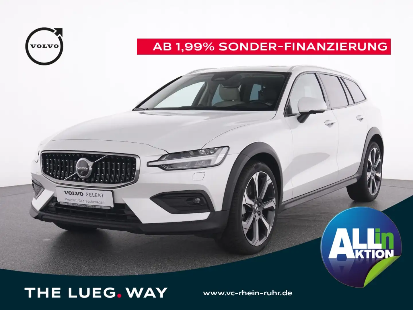 Volvo V60 Cross Country B4 +WINTER PAKET+STHZG+B&W+20` Weiß - 1