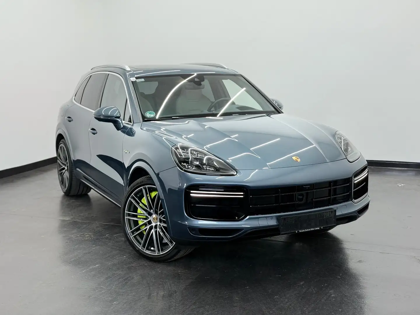 Porsche Cayenne Turbo S E- Hybrid*TopZustand*Erstbesitz*SofortVerf Blau - 1