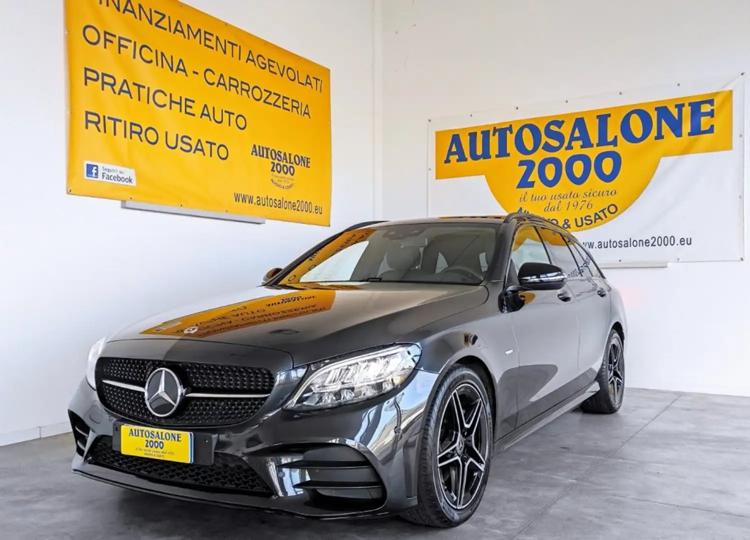 Mercedes-Benz C 220 d Premium AMG Night Edition ALCANTARA/GANCIO TRA. Grau - 1