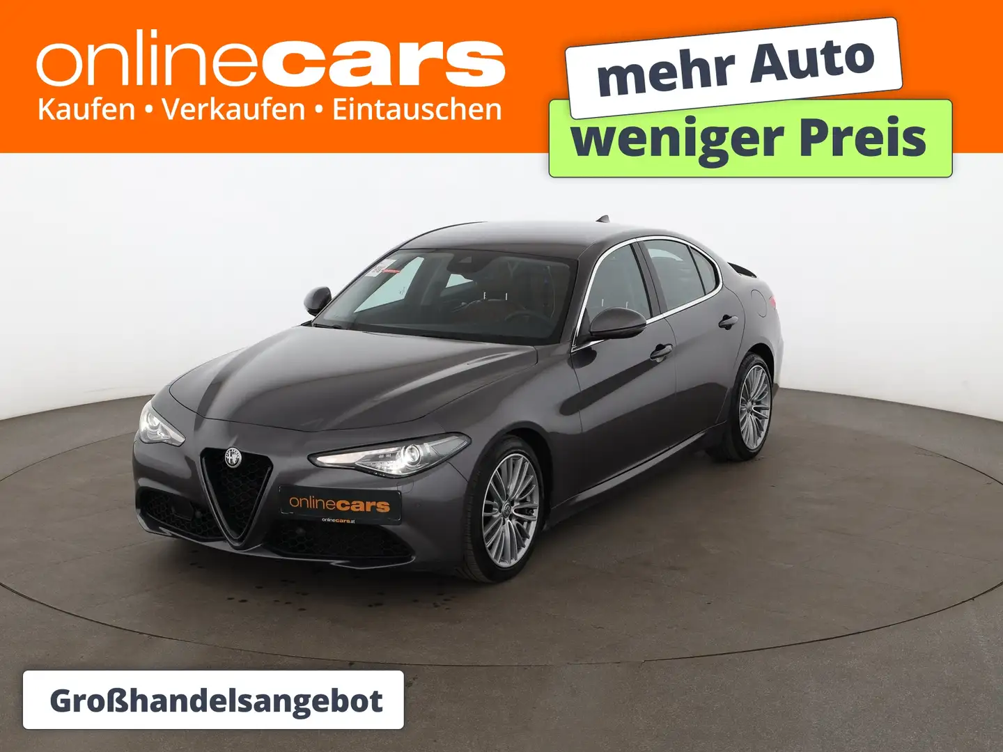 Alfa Romeo Giulia 2.2 JTDM XENON LEDER NAVI R-CAM ASSIST Grau - 1