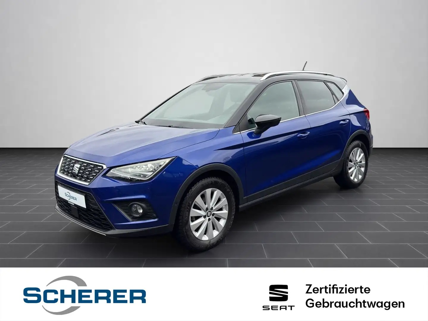 SEAT Arona 1.0 TSI XCELLENCE DSG NAVI AHK BEATS Blau - 1