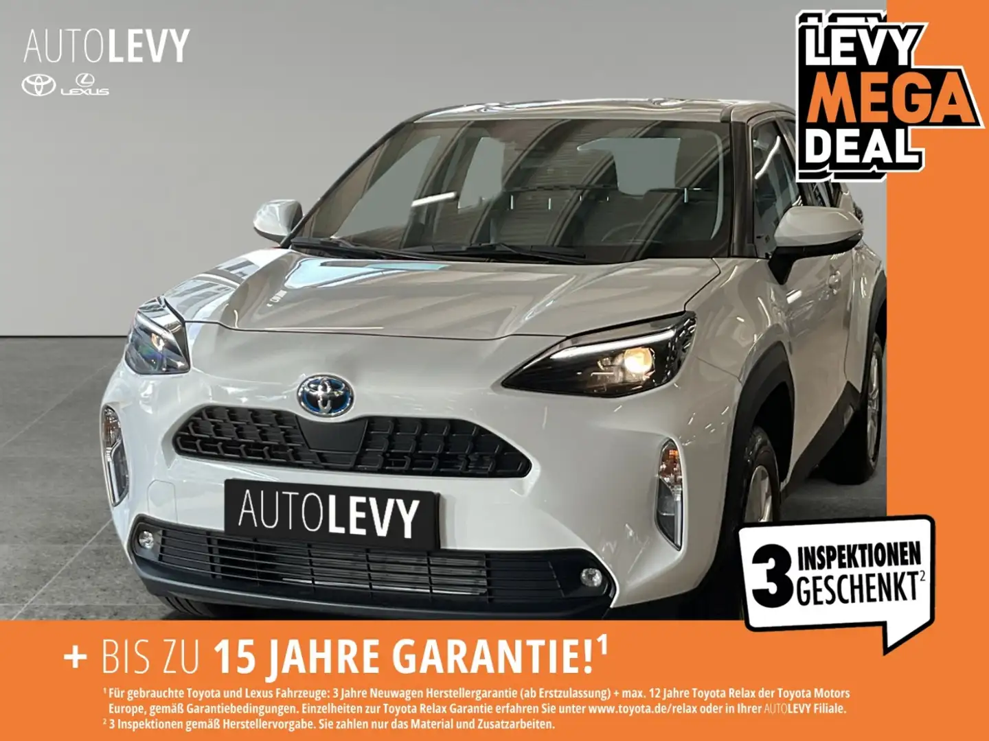 Toyota Yaris Cross 1.5 Business +CarPlay+Kamera+ACC+ Weiß - 2