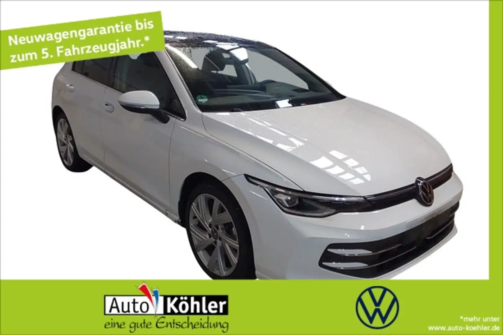 Volkswagen Golf Style TDI DSG CarPlay/Virt/ACC/HUD/Kamera Weiß - 1