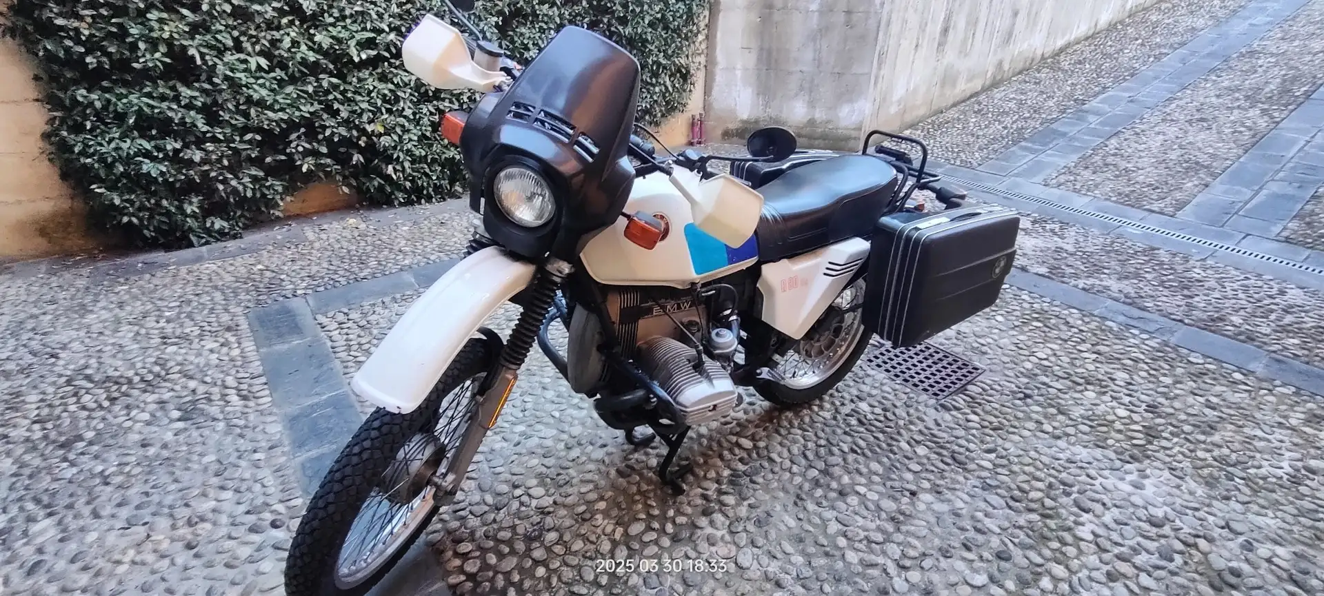 BMW R 80 GS Blanc - 1