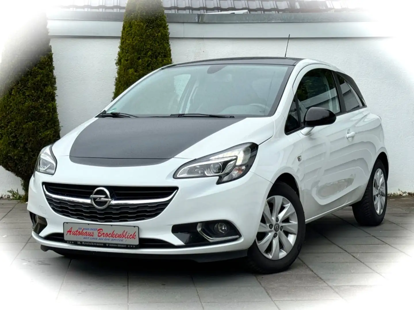 Opel Corsa E Innovation*1,4l*Xenon*Teilleder*Garantie Weiß - 1