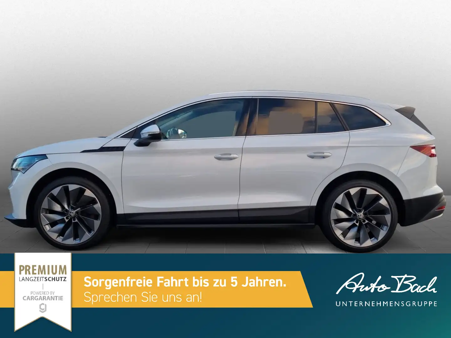 Skoda Enyaq 80 Navi LED Standhzg Standklima ACC AHK Blanc - 2