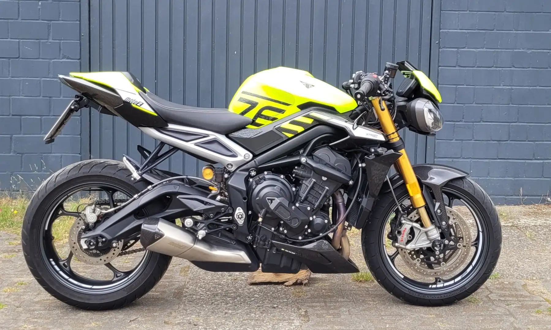 Triumph Street Triple 765 moto2 Jaune - 1