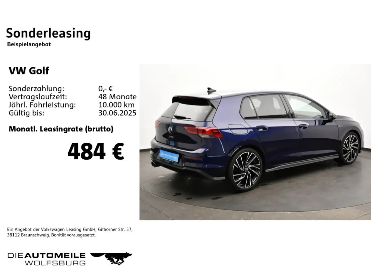 Volkswagen Golf 8 VIII TDI 2.0 DSG GTD HeadUp/Stand/Pano/AH Blau - 2