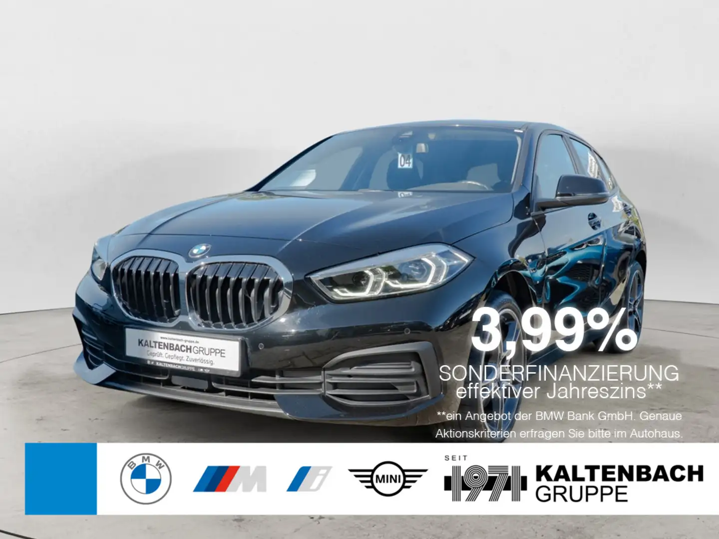 BMW 118 i Advantage LED W-LAN NAVI SHZ PDC KLIMA Schwarz - 1