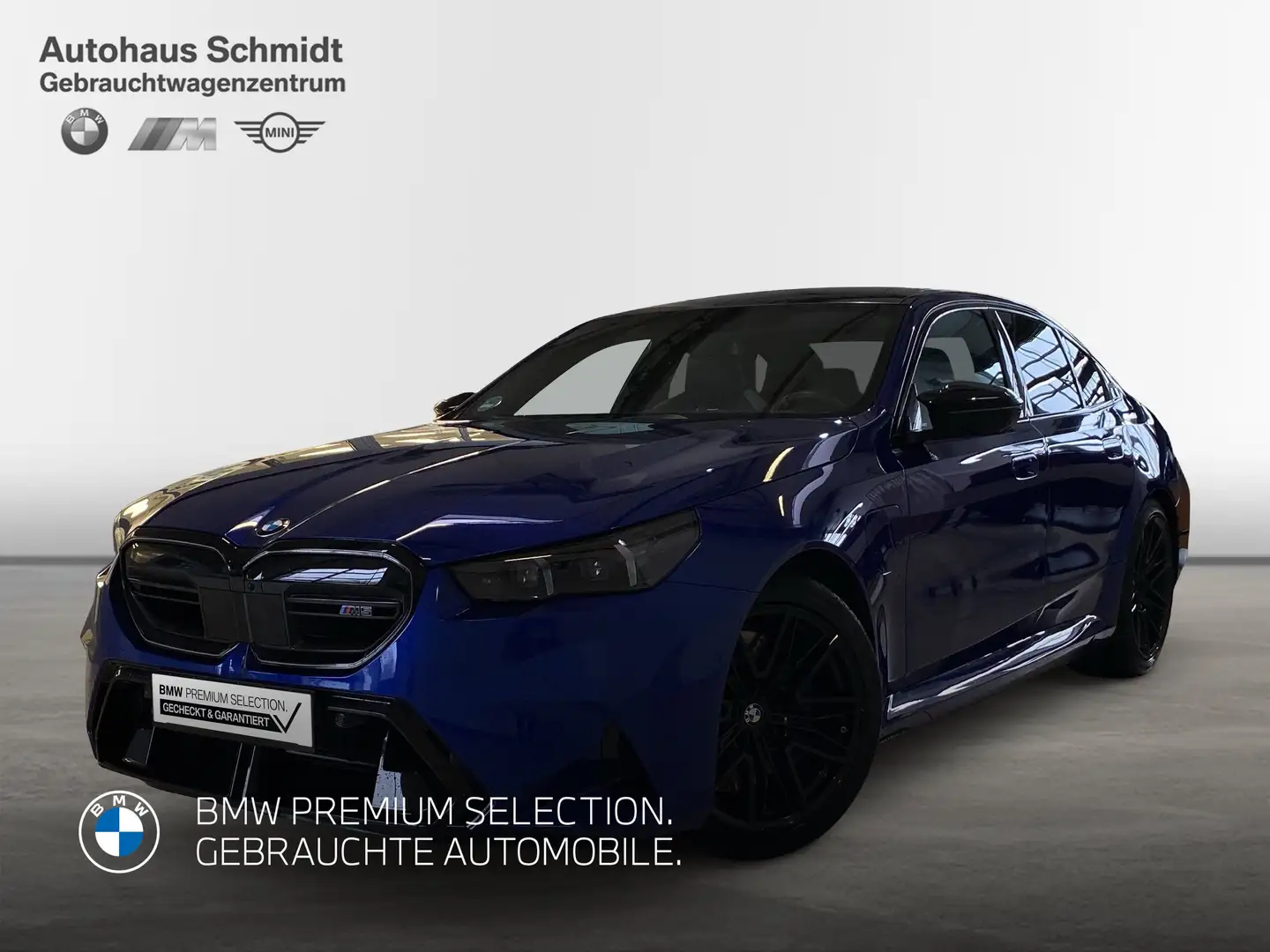 BMW M5 Limousine 1.371€ netto/mtl.*LC Prof.*HUD*B&W*Pano* Blau - 1