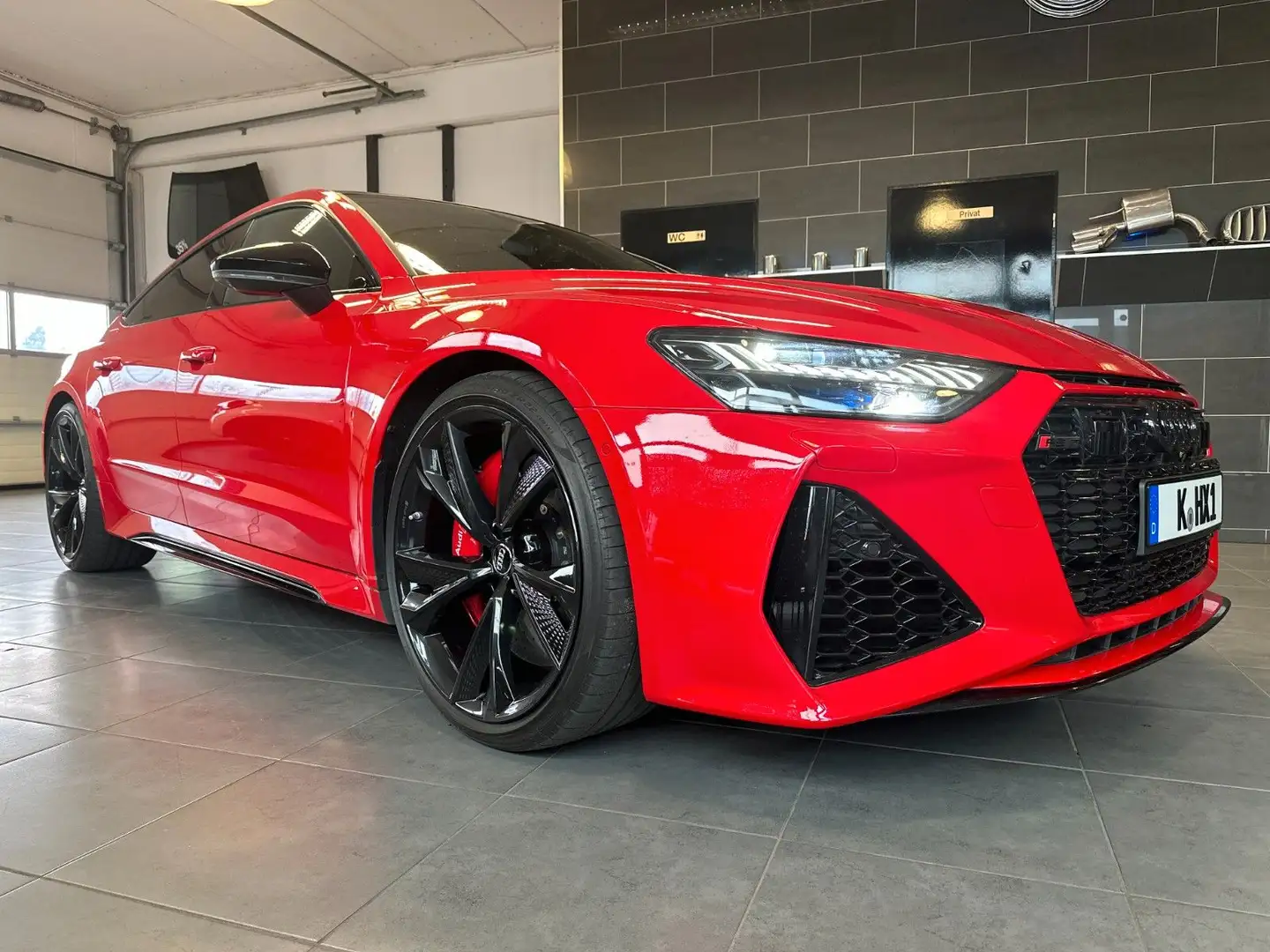 Audi RS7 RS 7 Sportback  Quattro STDHZ PANO PPF VOLL MWST Red - 1