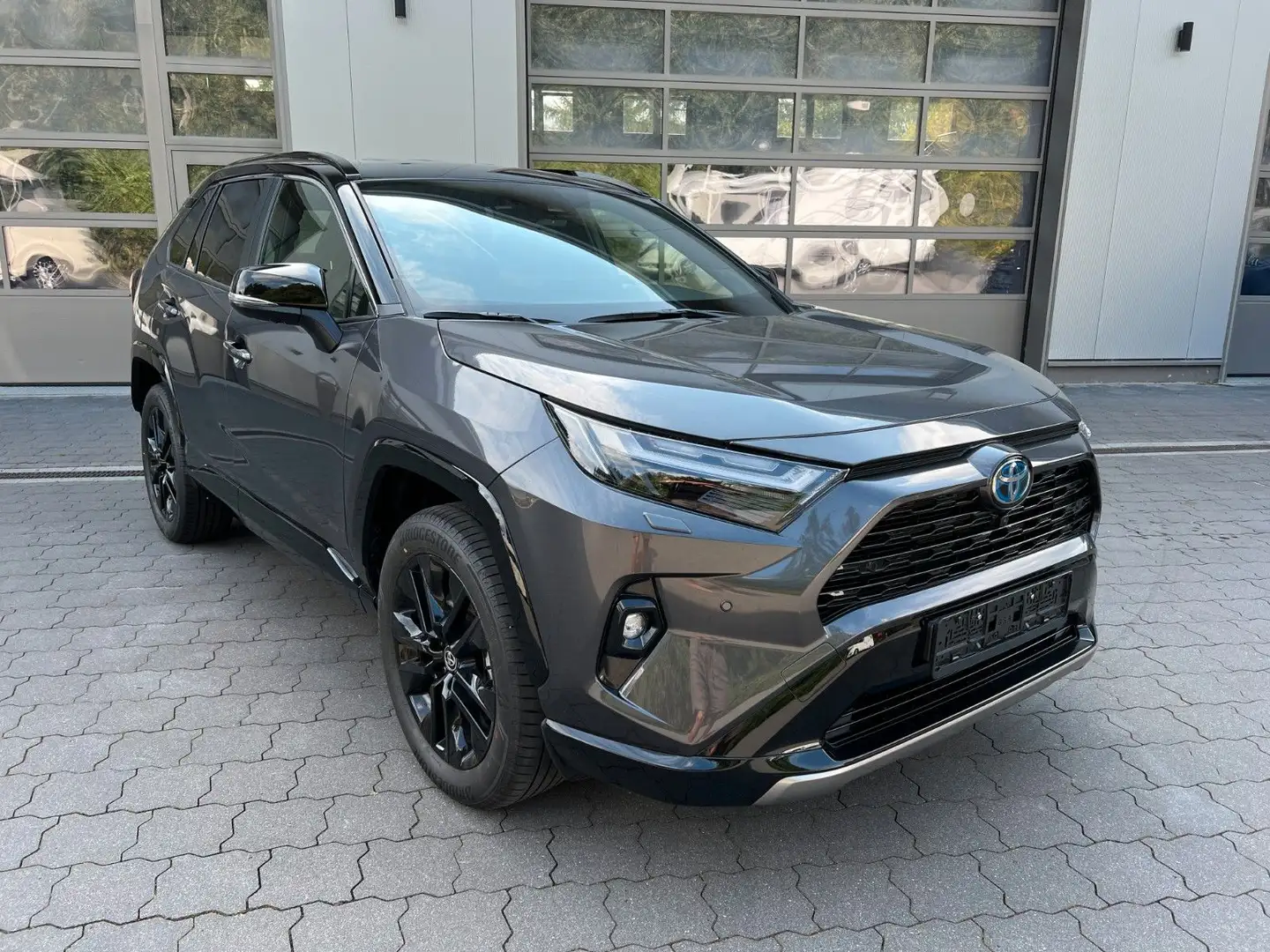 Toyota RAV 4 2.5 Hybrid 4x2 Style VOLL JBL+360°+LEDER Gris - 1