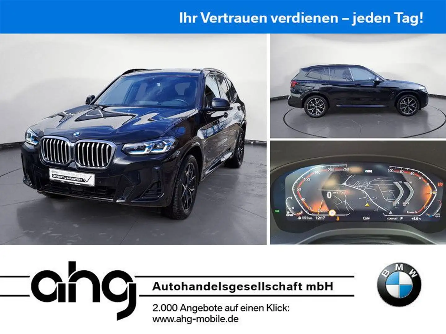 BMW X3 xDrive30d M Sportpaket Innovationsp. AHK Harm Nero - 1
