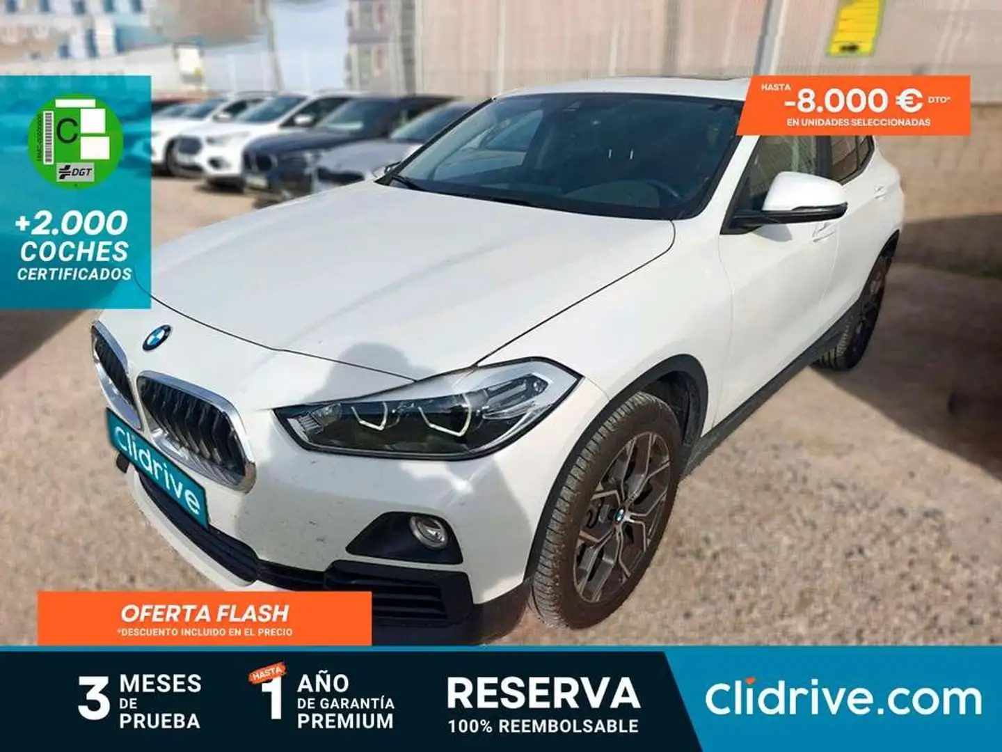 BMW X2 sDrive 18i Blanc - 1