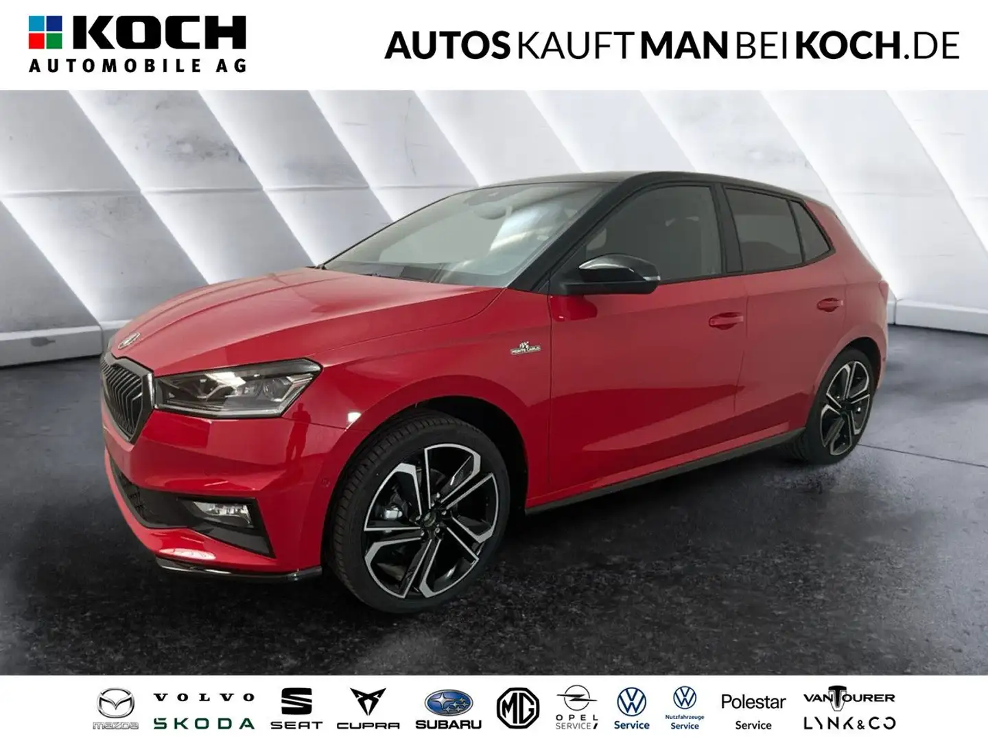 Skoda Fabia 1.5 TSI DSG Monte Carlo Bluetooth LED Klima Rot - 1