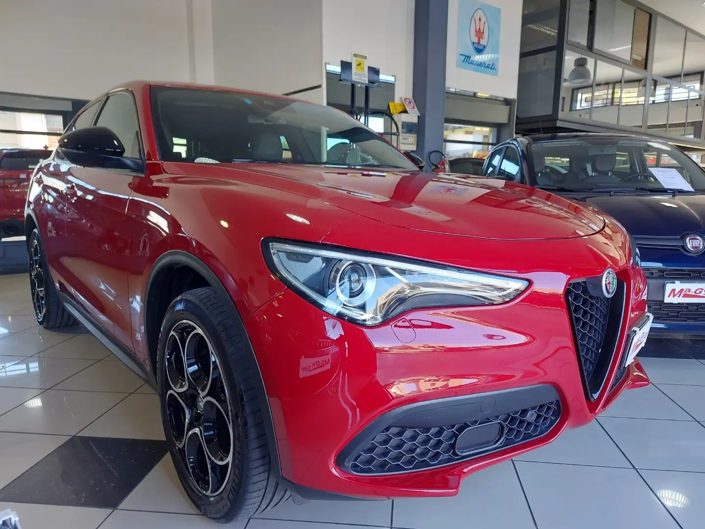 Alfa Romeo Stelvio Stelvio 2.2 TD Super Q4 190cv auto my19 Rosso - 1
