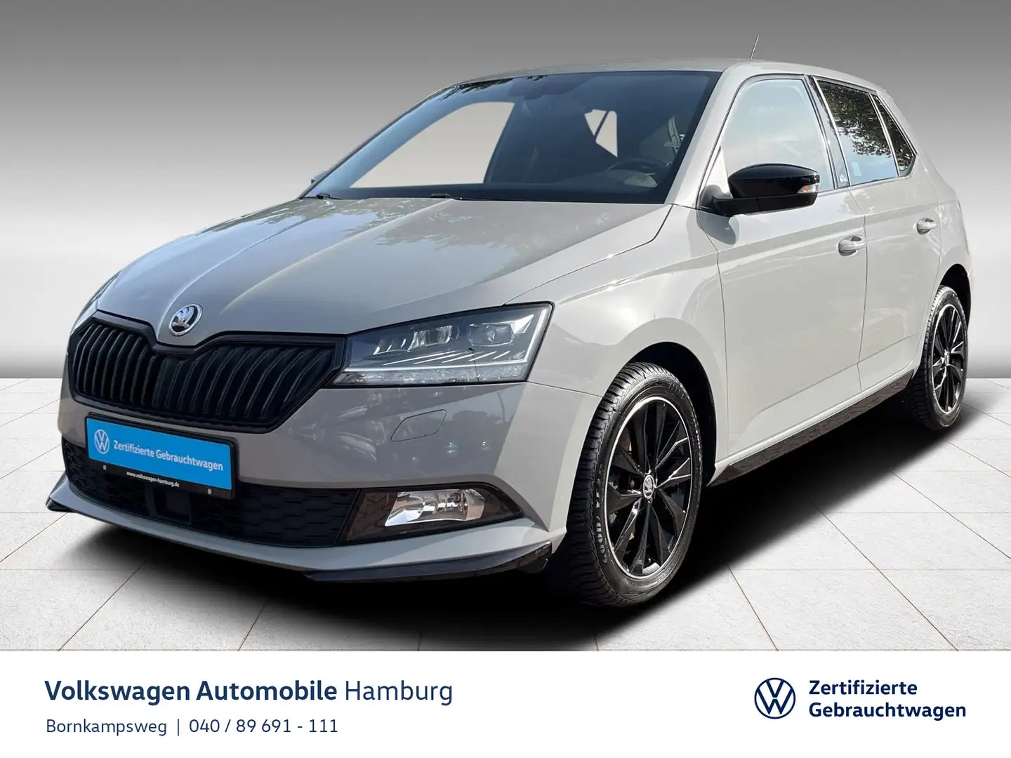 Skoda Fabia 1.0 TSI Monte Carlo LED Klima Sitzheizung Gris - 1