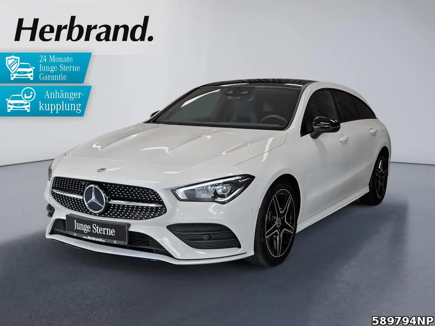 Mercedes-Benz CLA 250 AMG Night Pano AHK Bianco - 1
