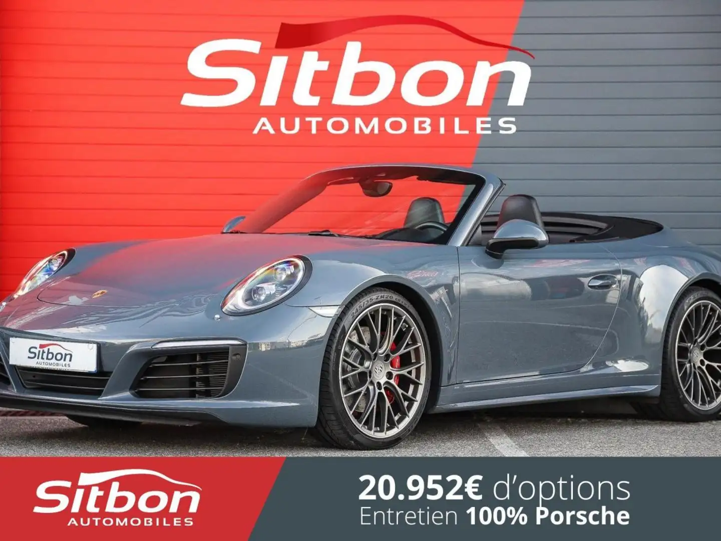 Porsche 991 991 Phase 2 Carrera 4S Cabriolet 3.0 420 PDK Bleu - 1