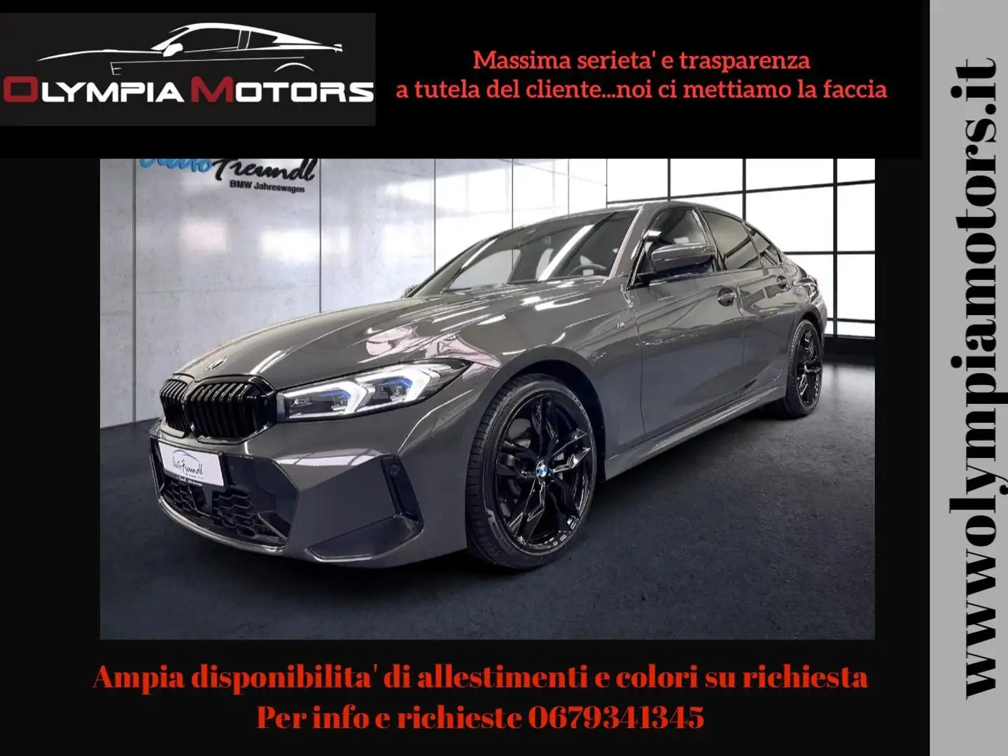 BMW 330 I XDRIVE M SPORT BERLINA MODEL 2025 LASER KAMERA Grigio - 1