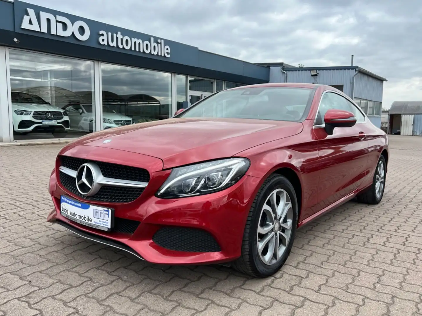 Mercedes-Benz C 250 Coupe Automatik/LED/Kamera/Memory/1-Hand Red - 1