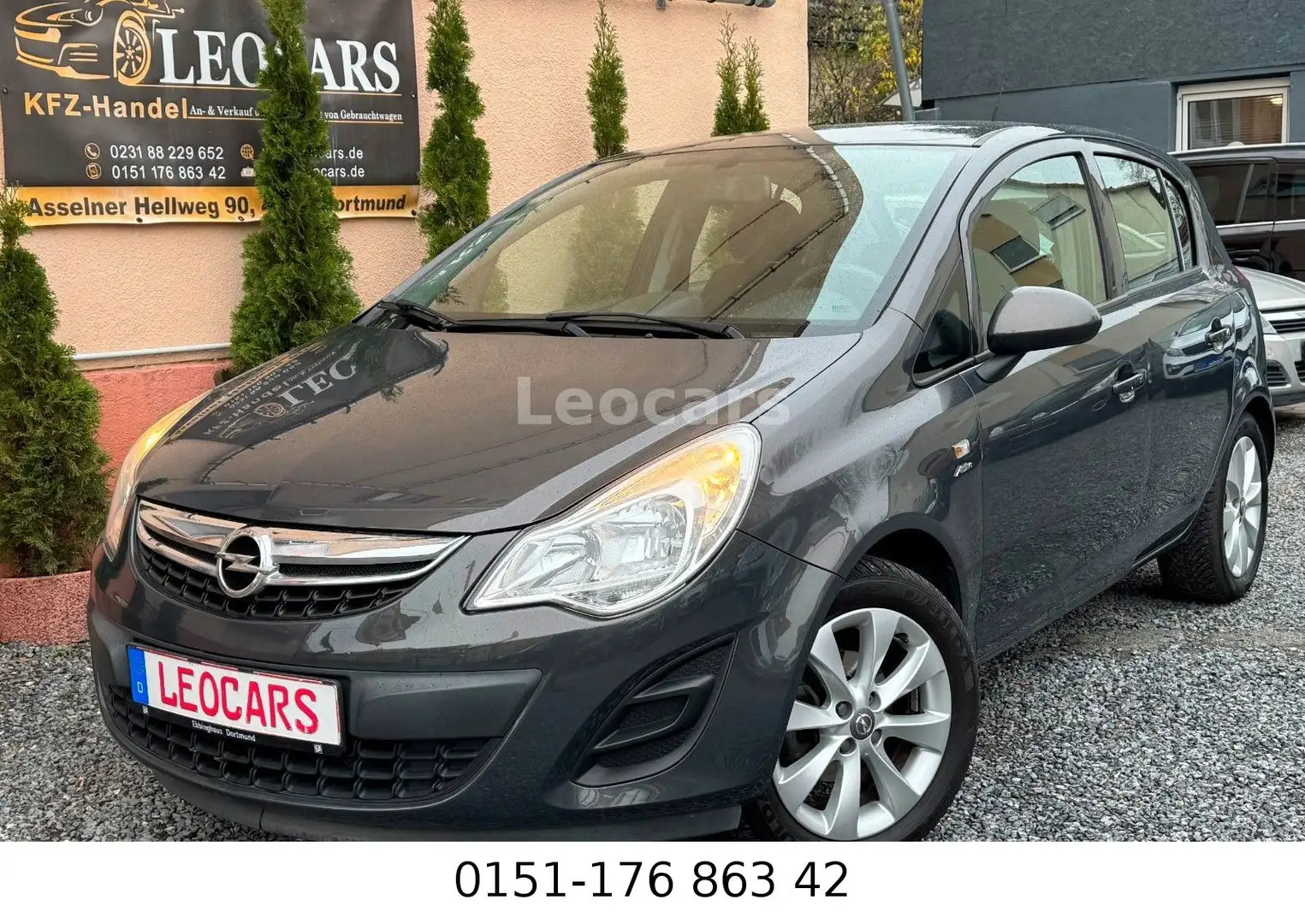 Opel Corsa D 1.3 Active PDC/Tempomat/Sitzhz Grau - 1
