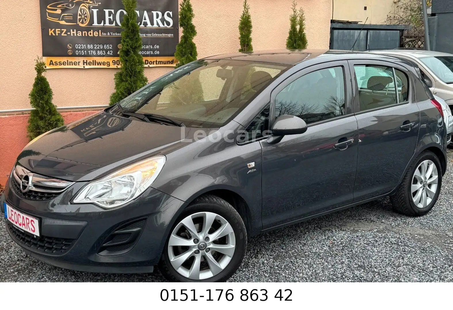 Opel Corsa D 1.3 Active PDC/Tempomat/Sitzhz Grau - 2