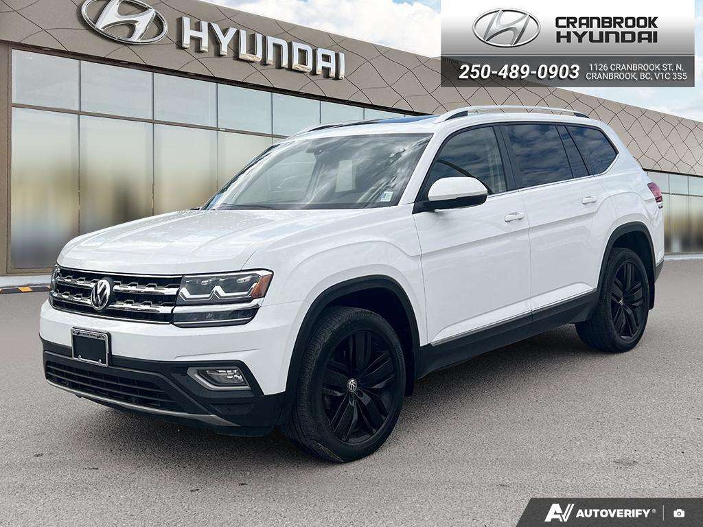 White 2019 Volkswagen Atlas SUV / Crossover 8-Speed Automatic