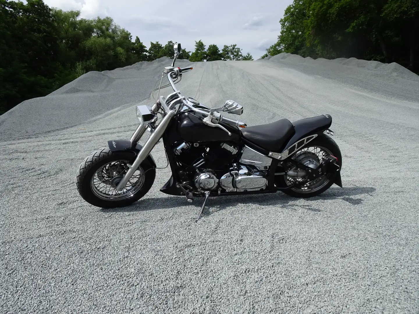 Yamaha XVS 650 Tunderbikeumbau Negru - 1