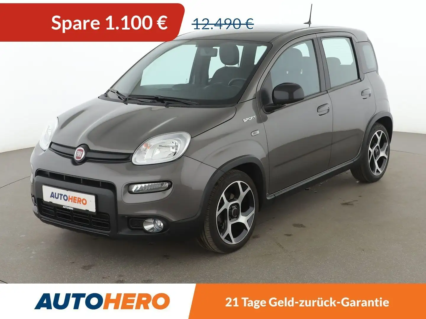 Fiat Panda 1.0 Mild-Hybrid Sport*PDC*KLIMA*GARANTIE* Grau - 1